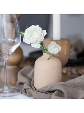 Ceramic Bud Vases - Tan